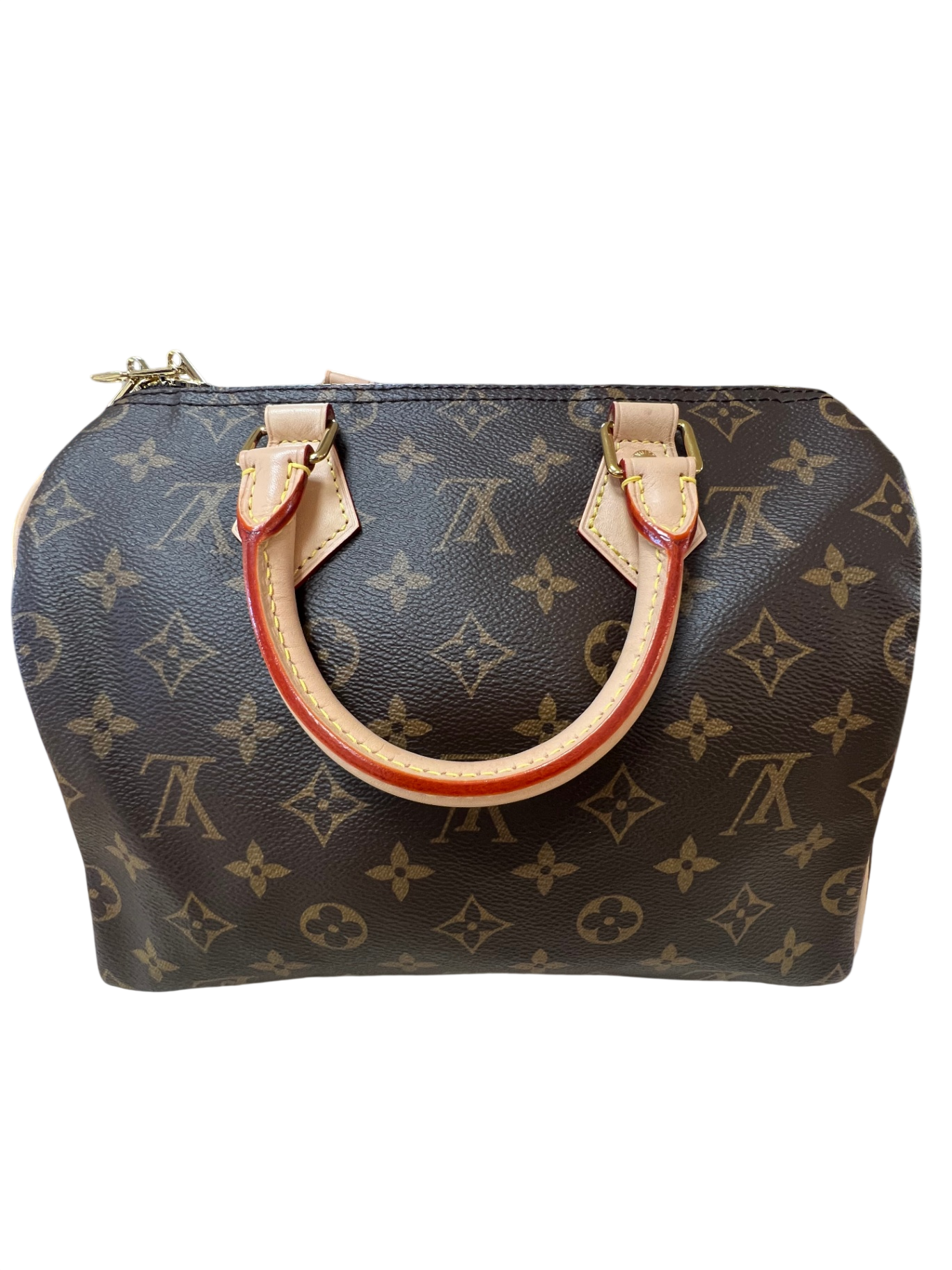 Louis Vuitton Speedy Bandoulliere 25 Monogram Braun Beschichtetes Canvas/Leder