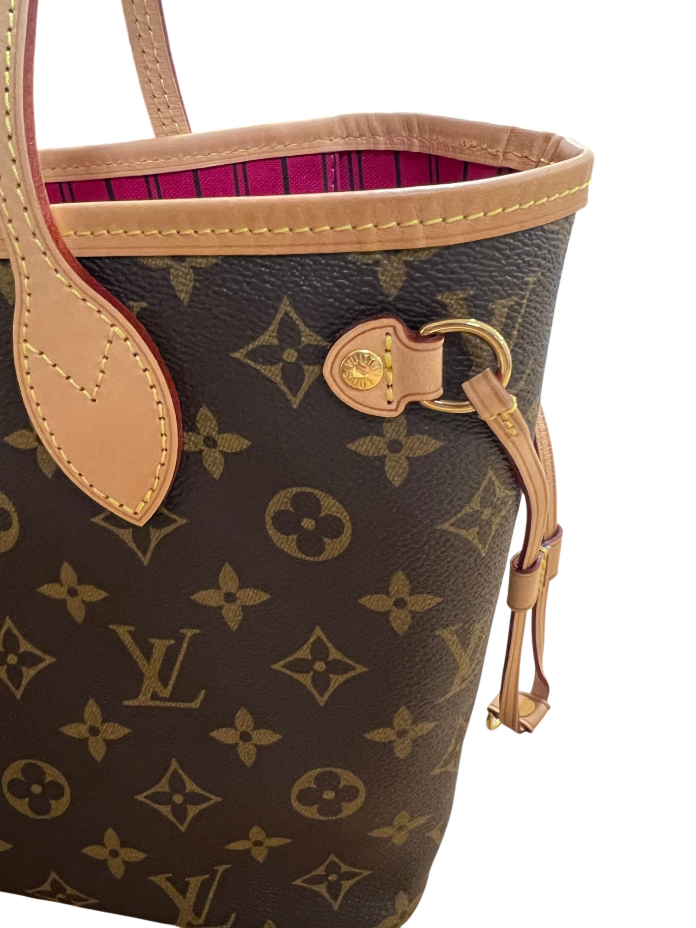 Louis Vuitton Neverfull PM Insideout Monogram/Rose Pondichery Coated Canvas/Leather