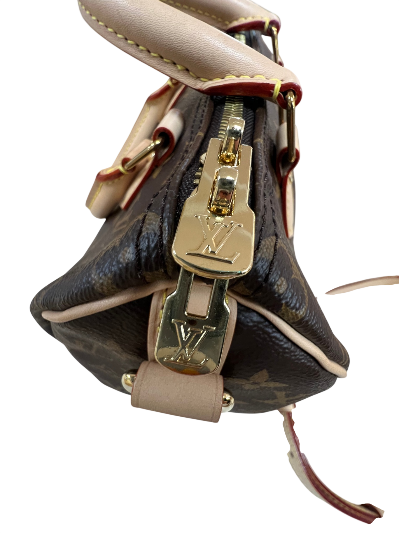 Louis Vuitton Speedy Bandoulliere 25 Monogram Braun Beschichtetes Canvas/Leder