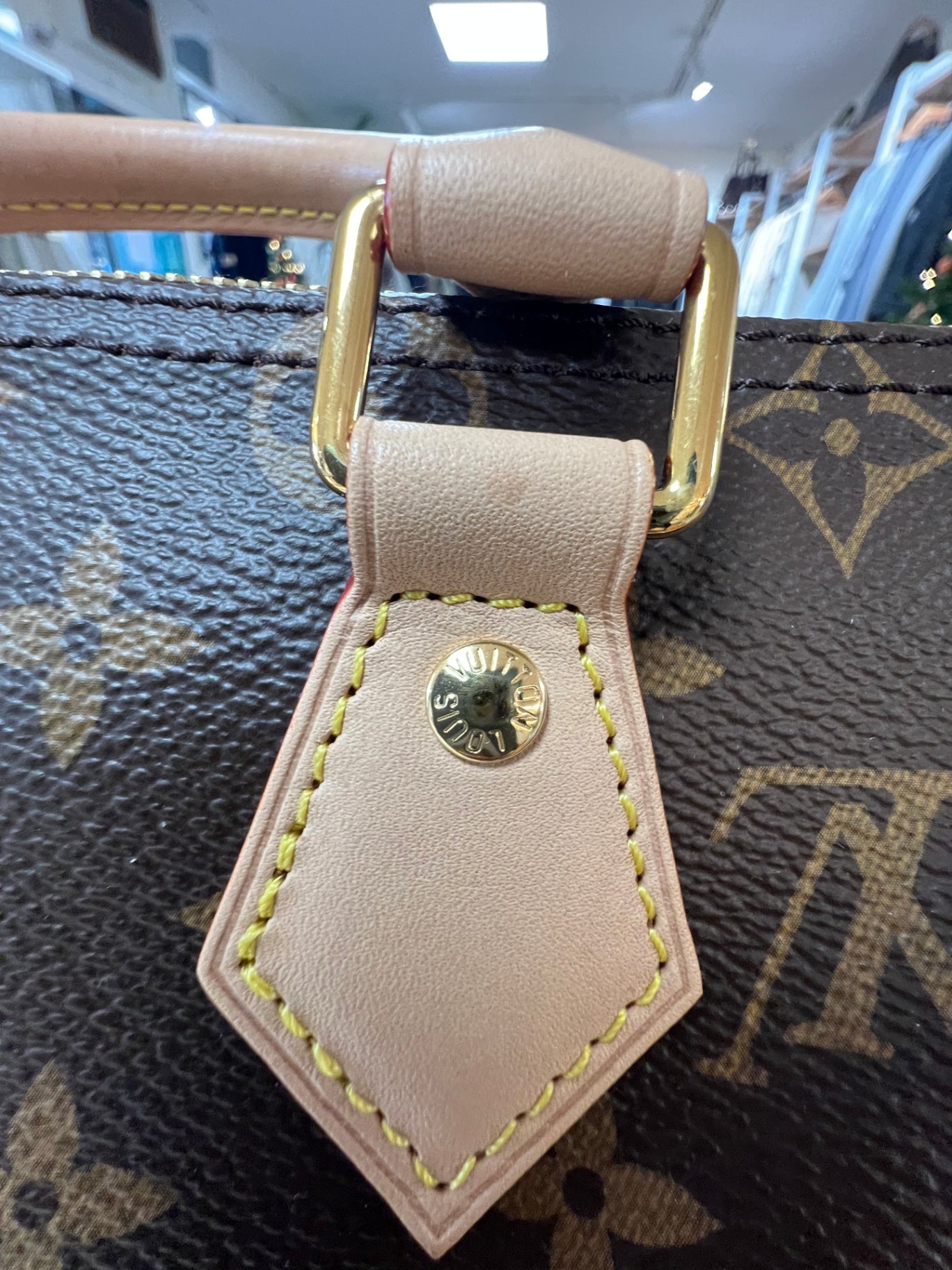 Louis Vuitton Speedy Bandoulliere 25 Monogram Braun Beschichtetes Canvas/Leder