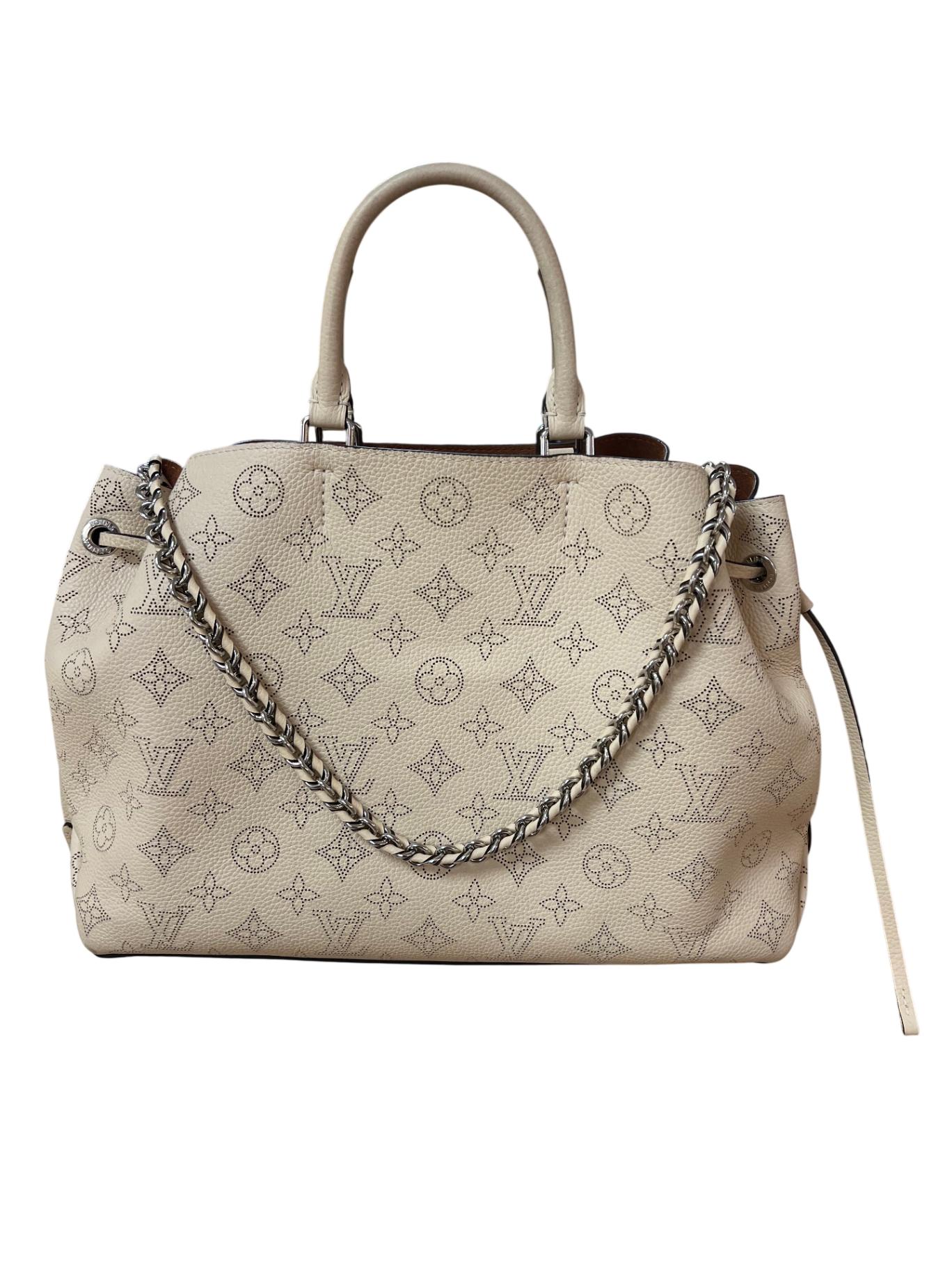 Louis Vuitton Bella Tote Creme Creme/Beige 32x23x13 Kalbsleder Mahina