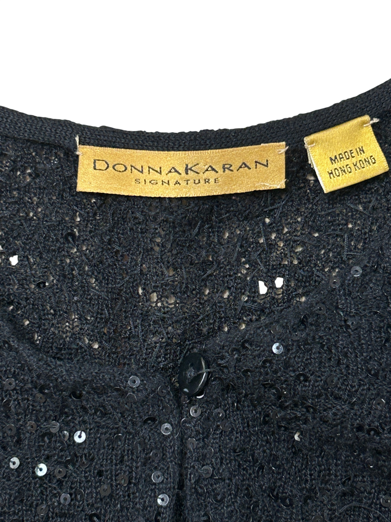 Donna Karan Black 38 100% Cashmere