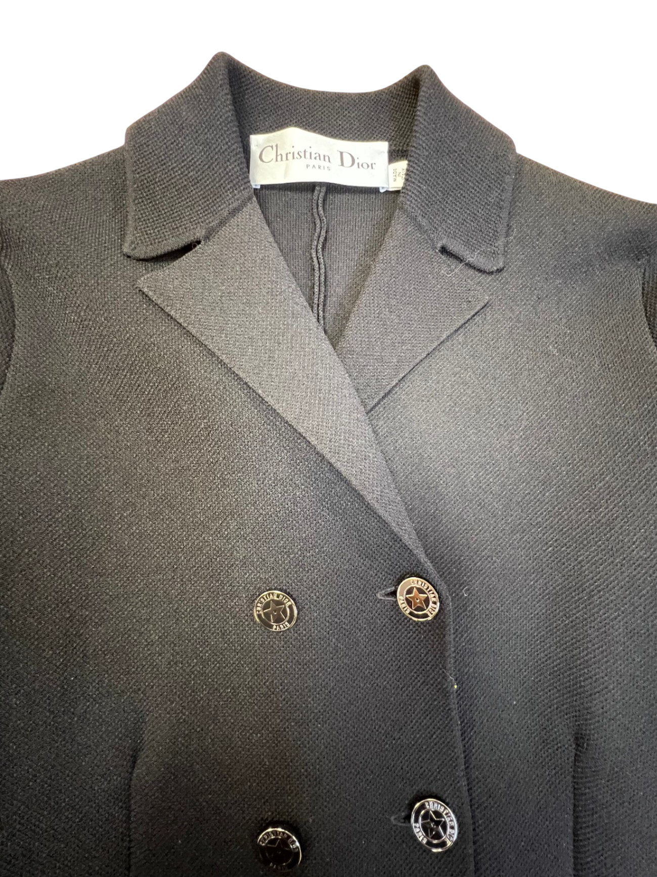 Christian Dior Schwarz 38 Viscose, Polyester, Polyamide