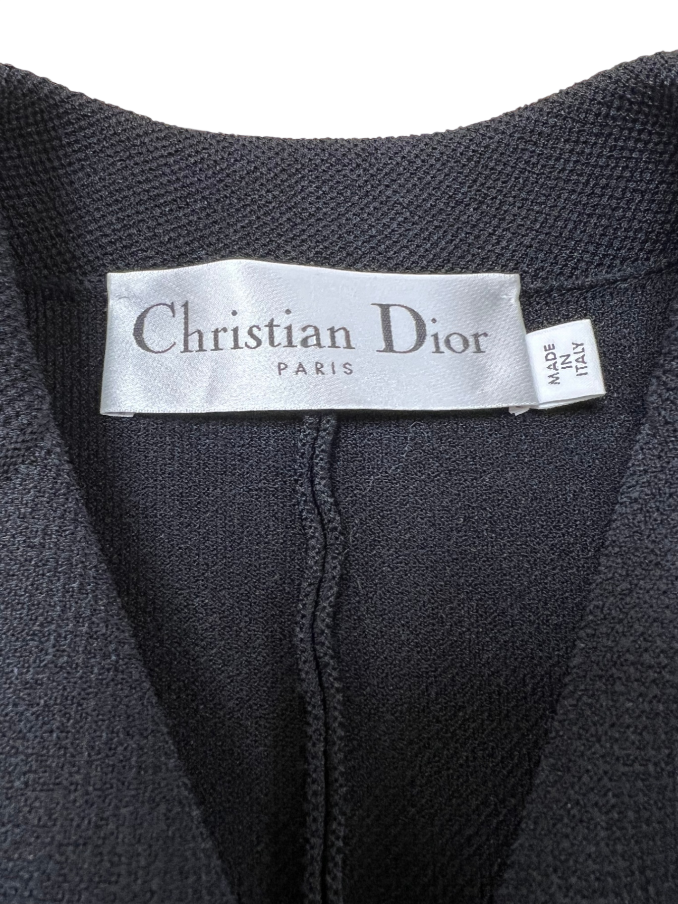 Christian Dior Schwarz 38 Viscose, Polyester, Polyamide
