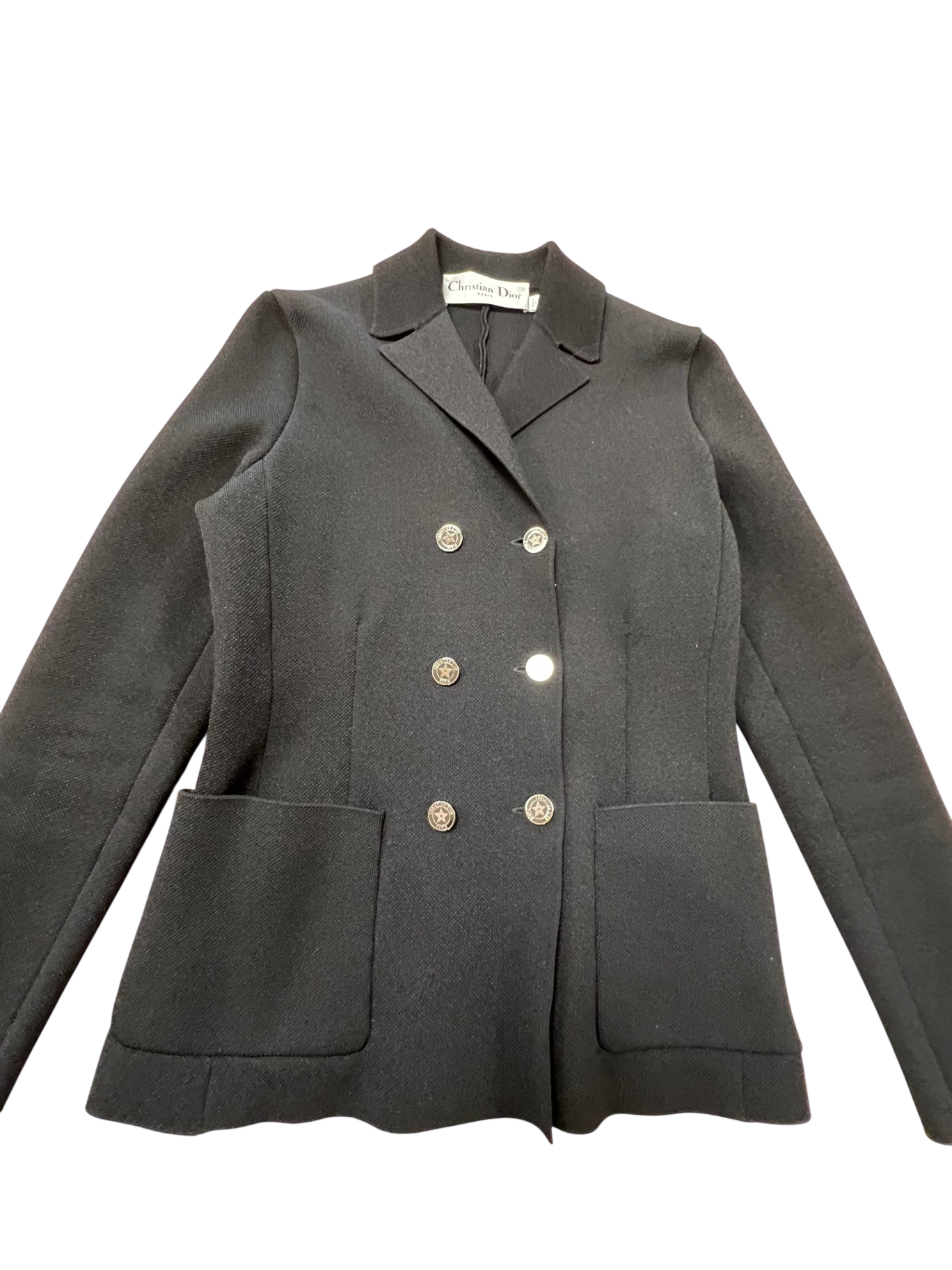 Christian Dior Schwarz 38 Viscose, Polyester, Polyamide