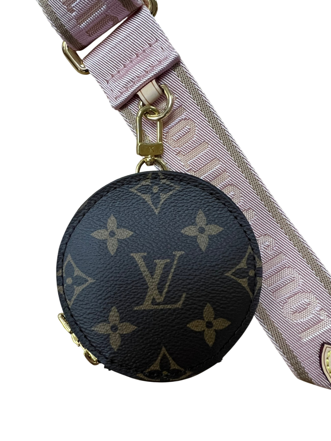 Louis Vuitton Multi Pochette Monogram Brown with gold accents, coated canvas and leather