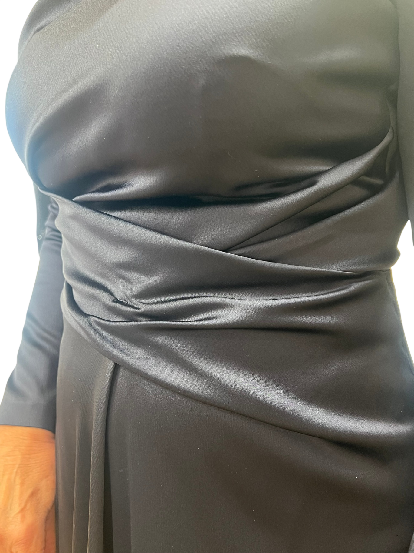 Talbot Runhof Dunkelblau 38 Satin