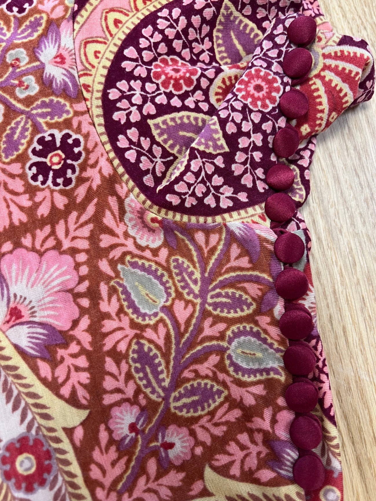 ETRO Pink und Lila 38 Wolle /Elastan