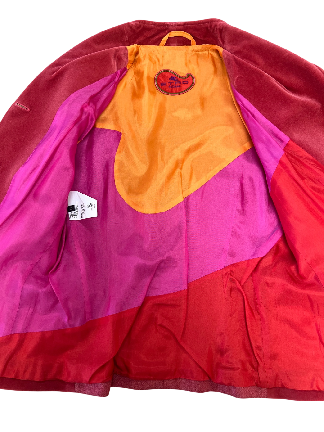 ETRO trouser suit raspberry size 38 wool blend