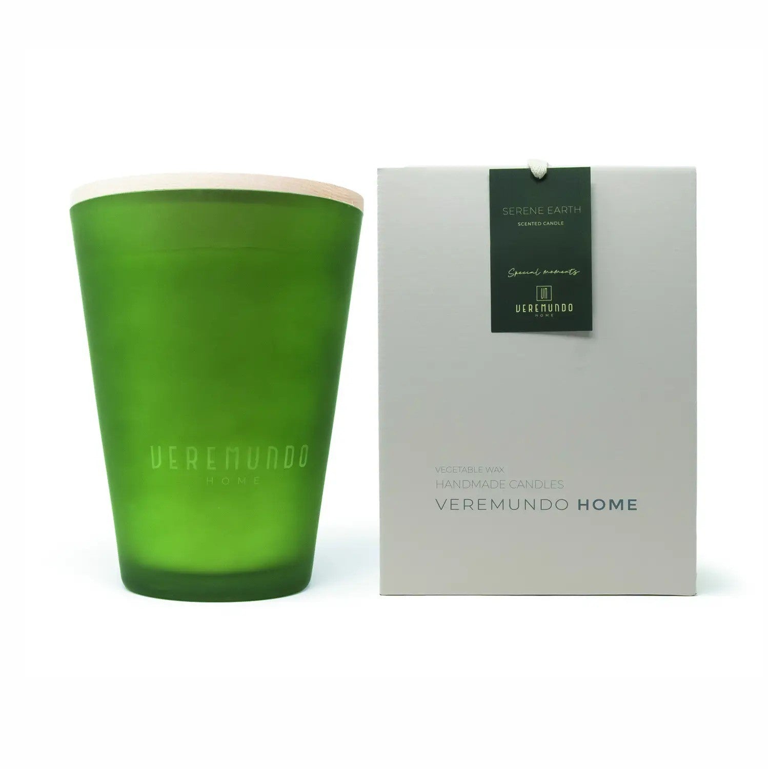 Veremundo Grün Wachs/ Glas