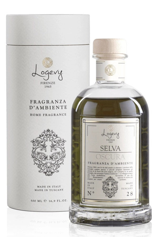 Logevy Selva Oscura, Dunkler Wald, 500 ml Glas, Holz