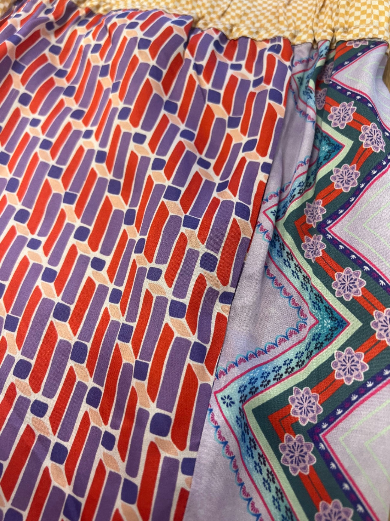 Me369 Multicolor (Rot, Violett, Blau, Grün, Rosa) 38 Viscose