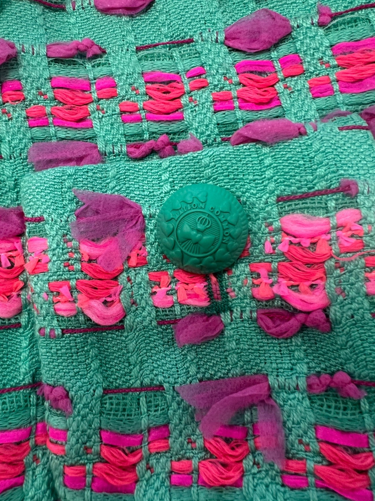 Maison Common Pink und Grün 36 Mischgewebe