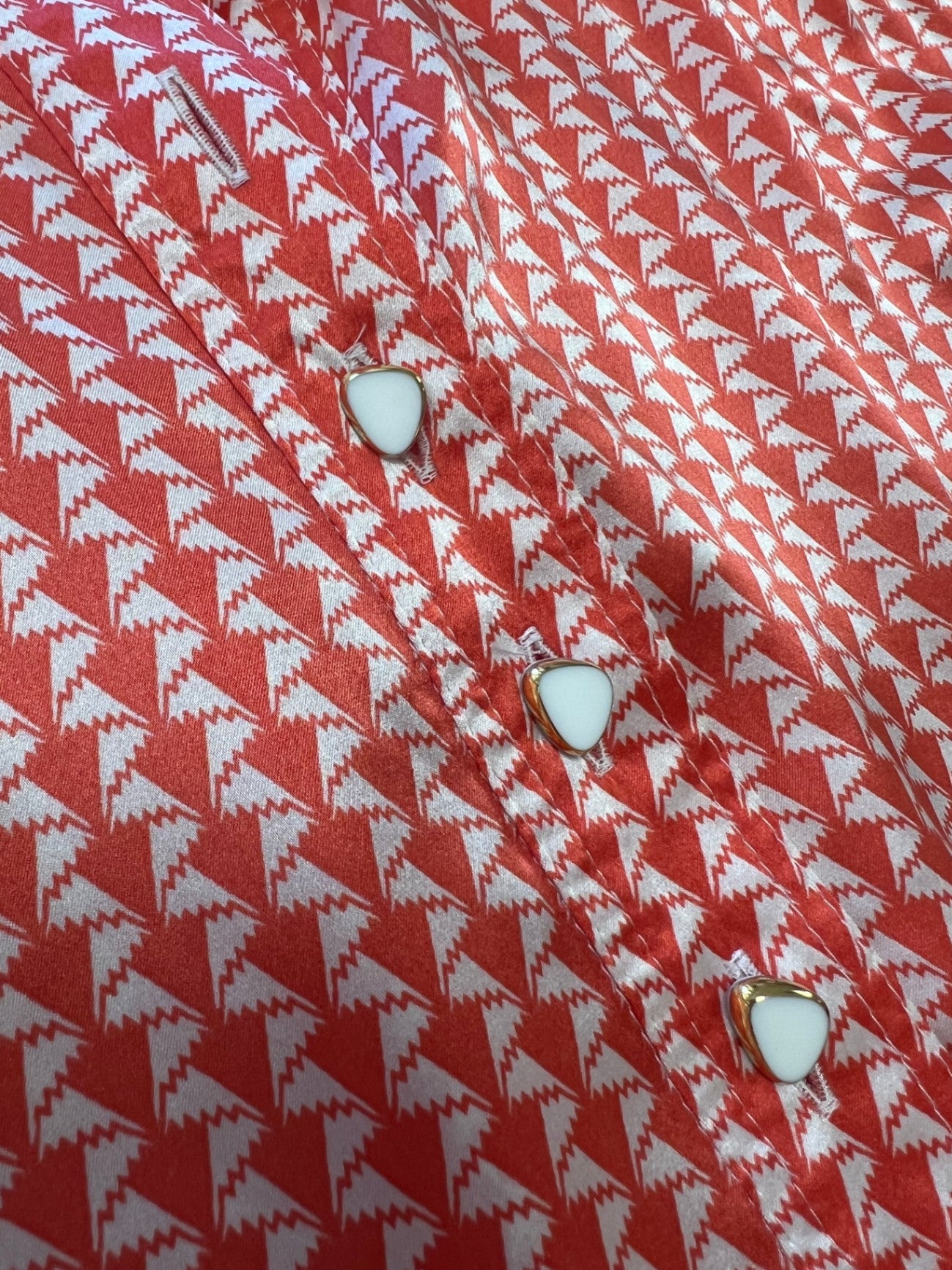 La Jolie Rot Weiß 38 Seide