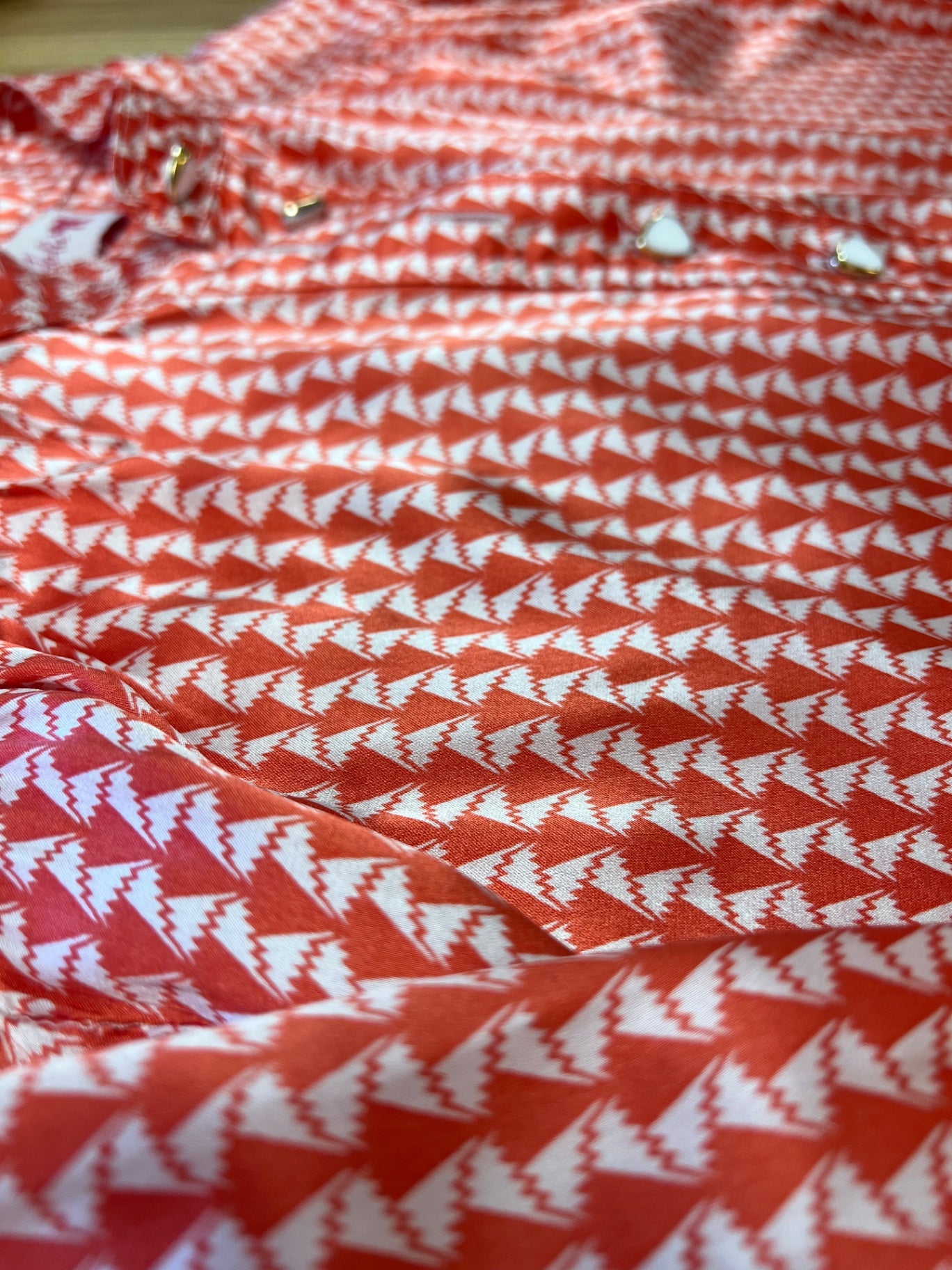 La Jolie Rot Weiß 38 Seide