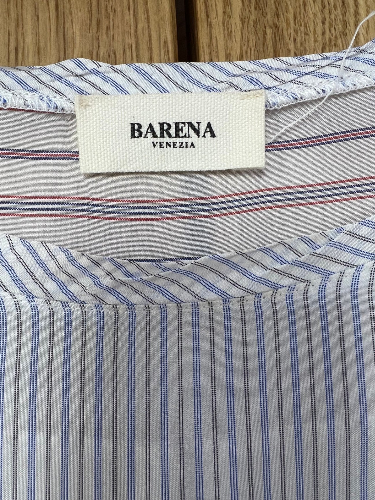 Barena Weiß mit roten und blauen Streifen 38 Viscose