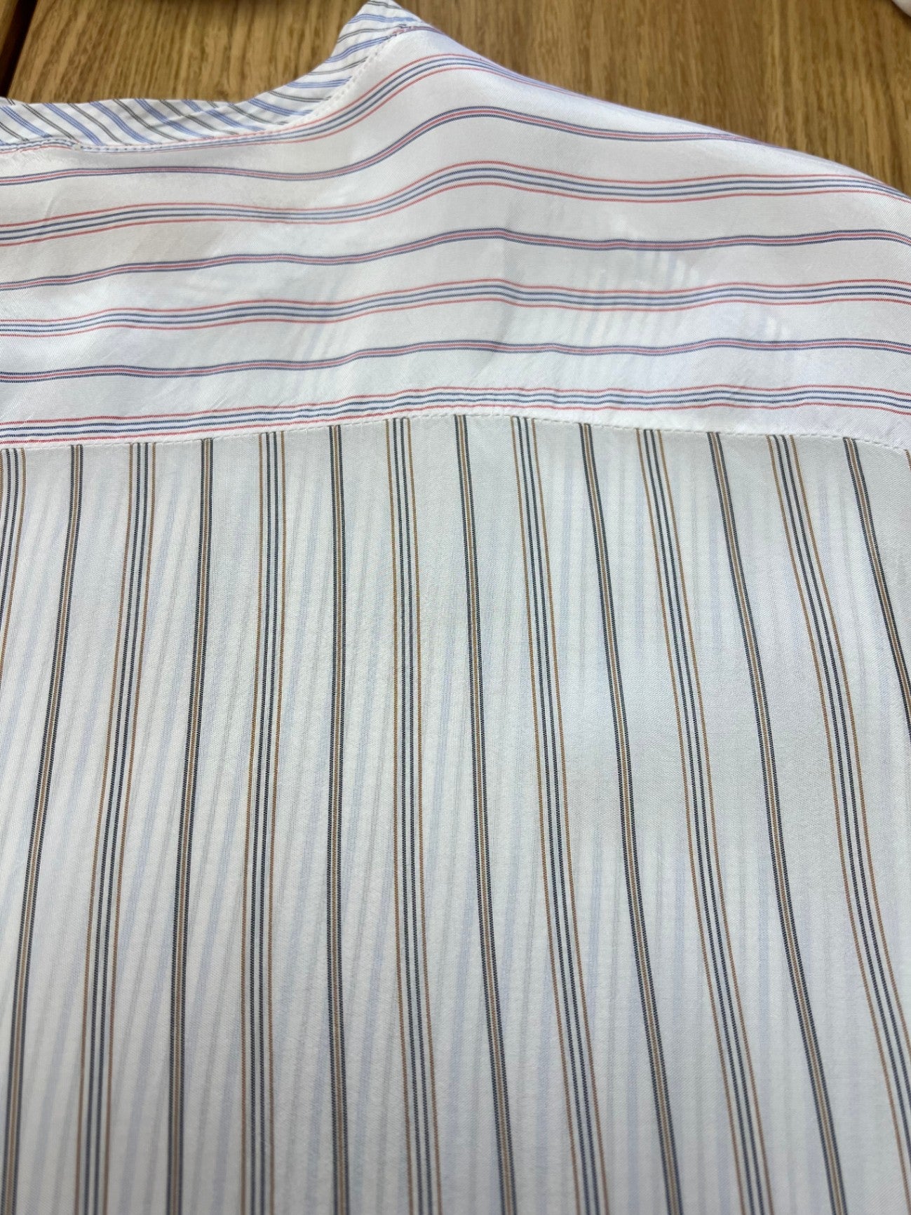 Barena Weiß mit roten und blauen Streifen 38 Viscose