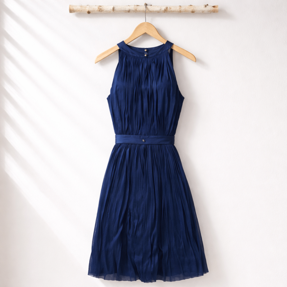 Kokon Blau 38 Seide / Viscose