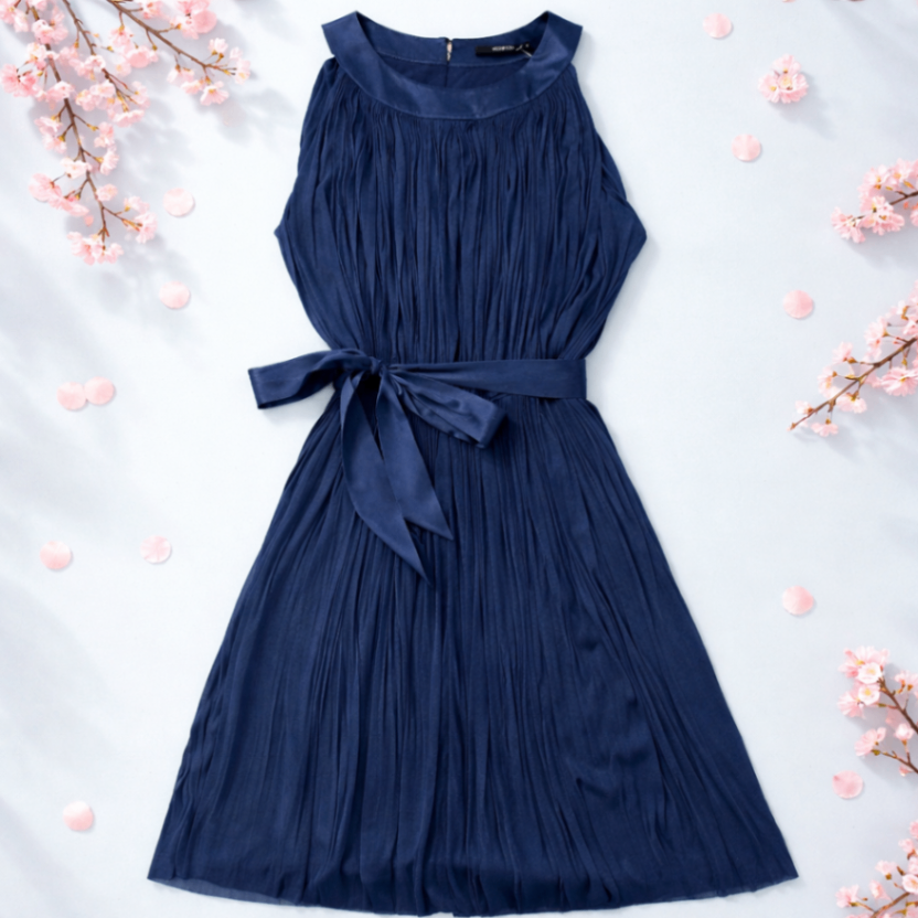 Kokon Blau 38 Seide / Viscose