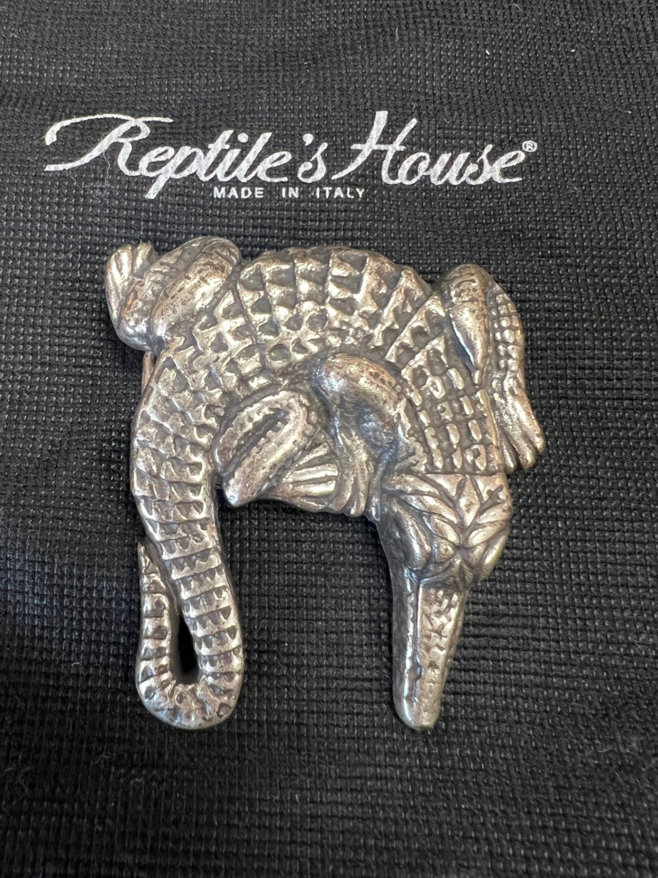 Reptile's House Silber Metall