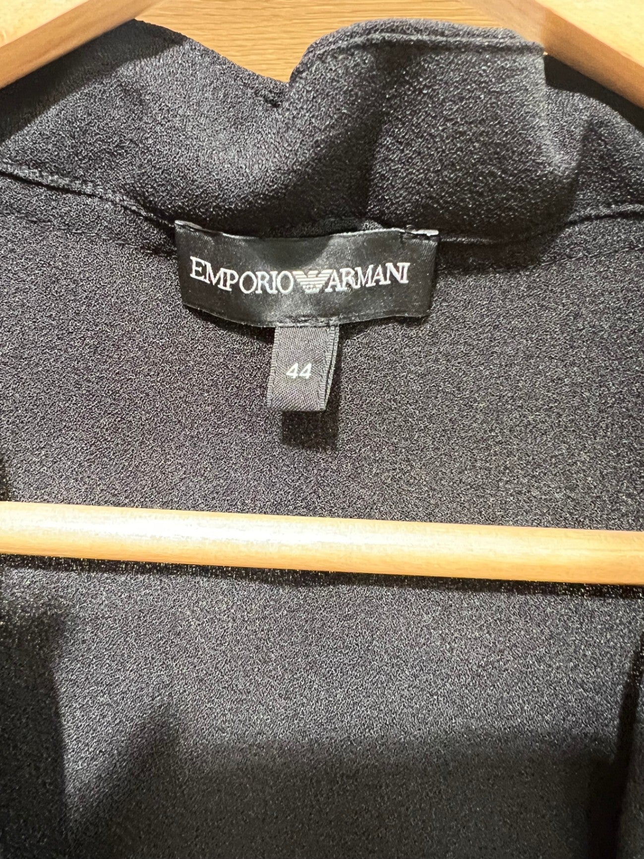 Emporio Armani Schwarz 40 Polyester,Elastan