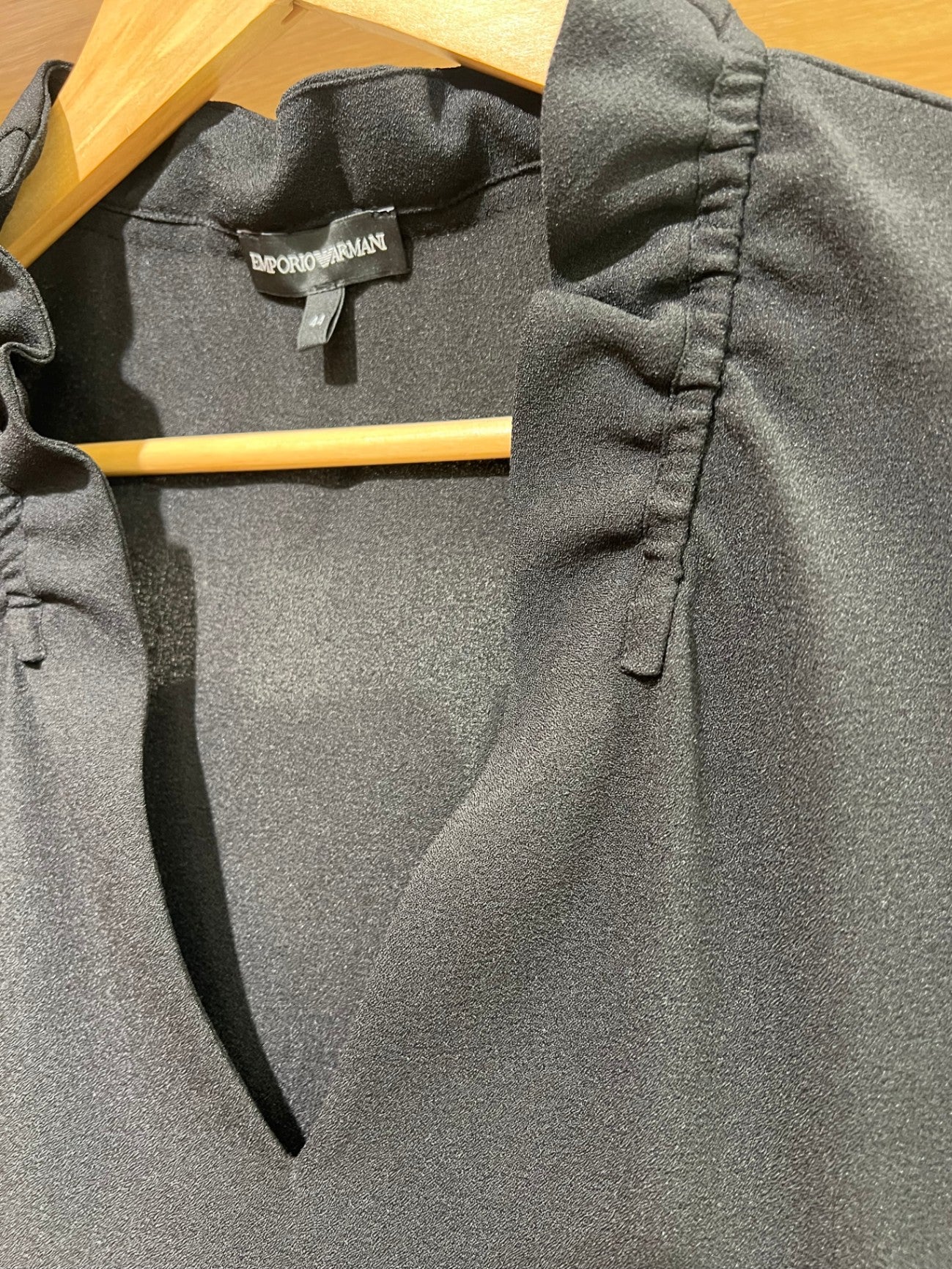 Emporio Armani Schwarz 40 Polyester,Elastan