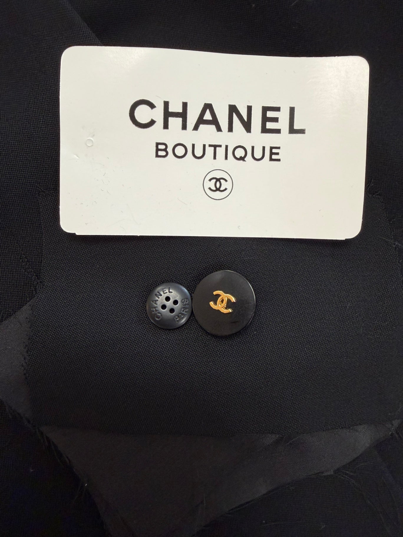 CHANEL Schwarz FR 40 Wolle/Seide