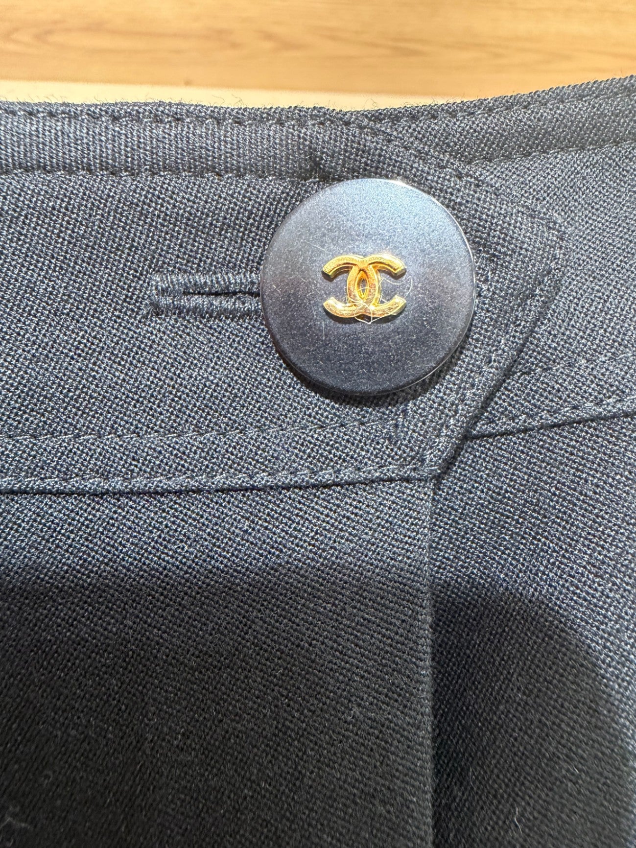 CHANEL Schwarz FR 40 Wolle/Seide