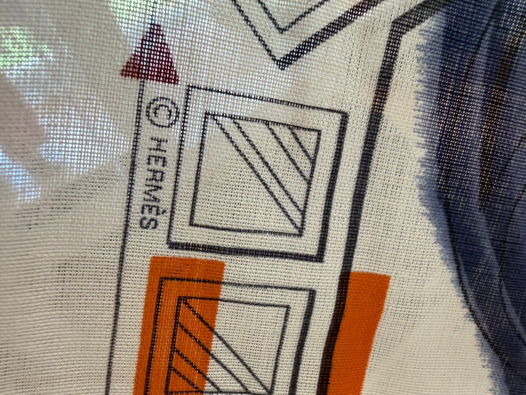 Hermès Mehrfarbig 90 x 90 Wolle/Seide