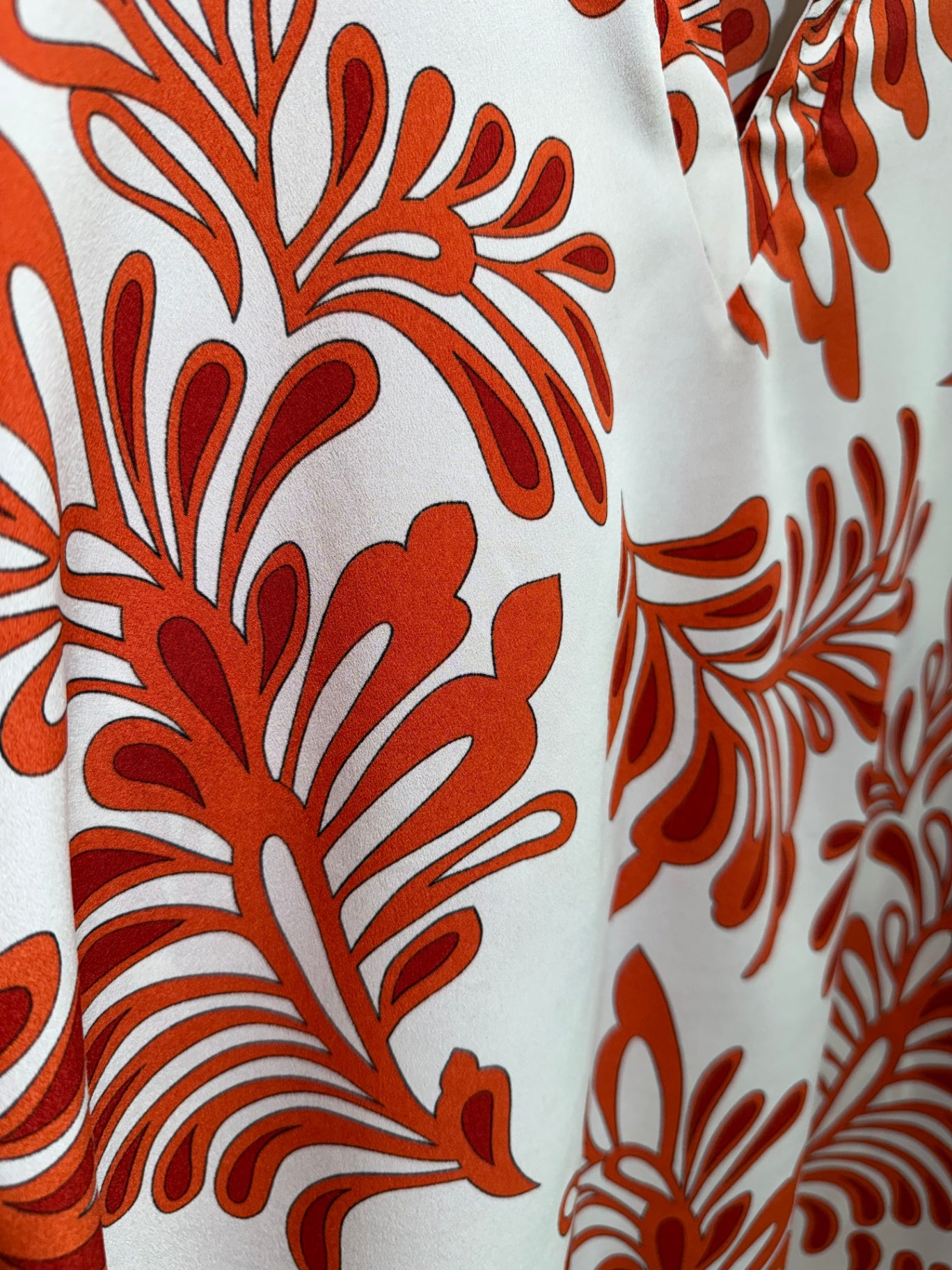 Bea Tricia Bluse Creme, Orange 40 Polyester