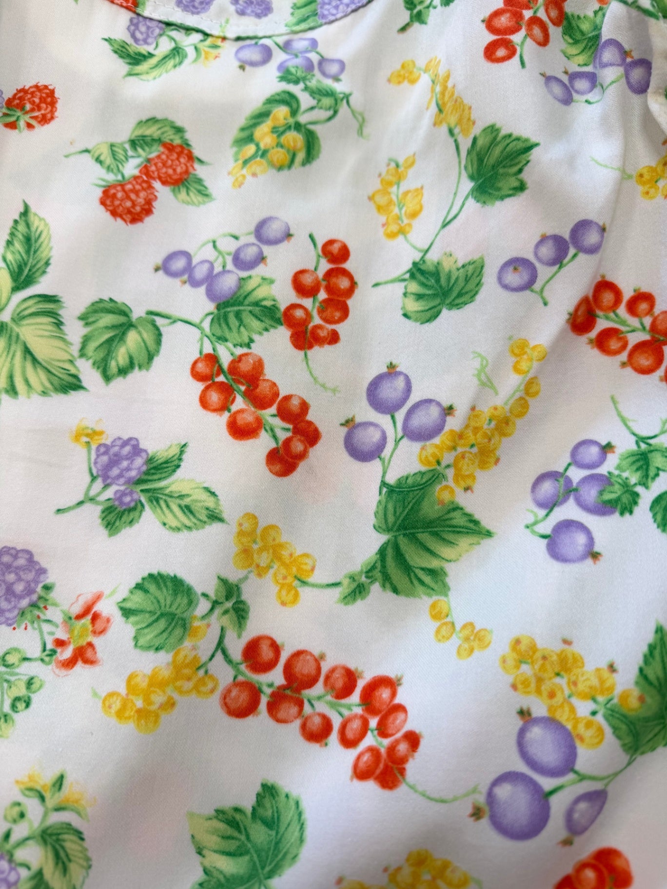 Versace Hose 38 weiß-bunt Baumwolle