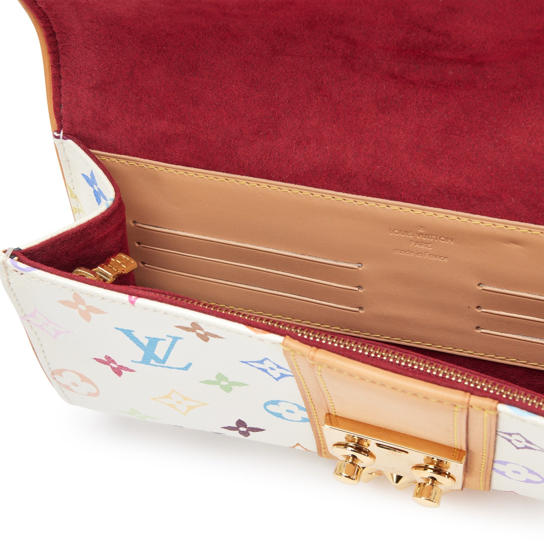 Louis Vuitton Monogram Coated Canvas mit Monogramm- Colored Print