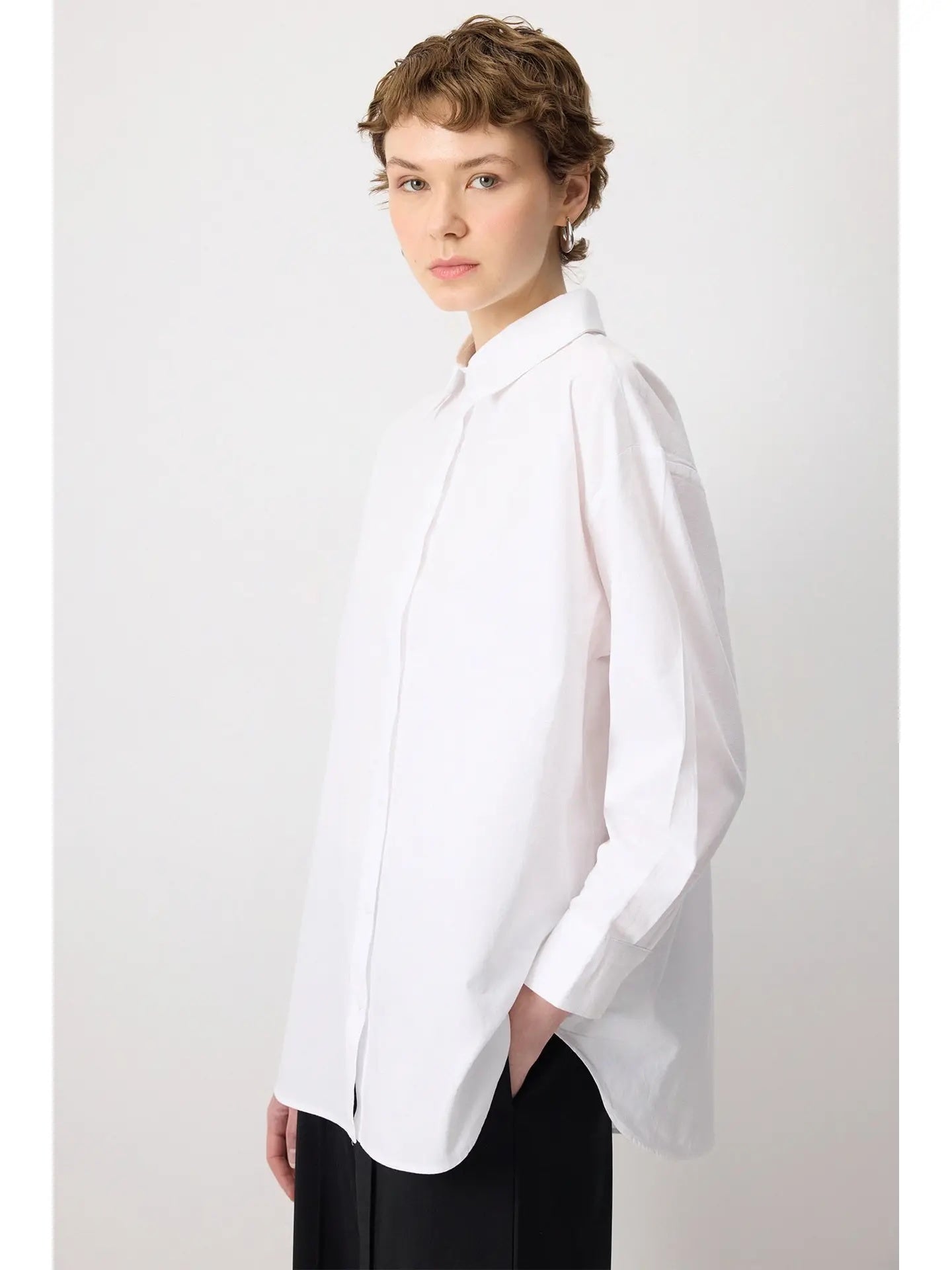 Touchè Hemdbluse Weiß 40/42 Baumwolle