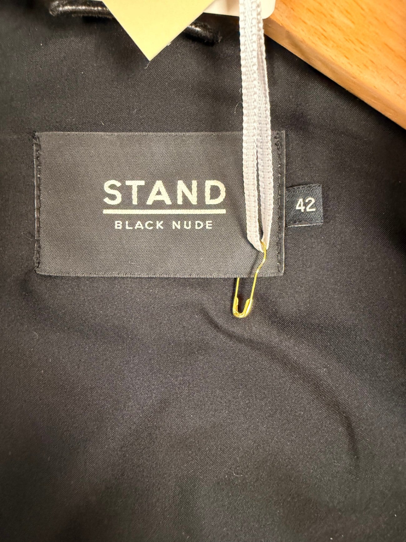 STAND Schwarz/Anthrazit 38 Leder