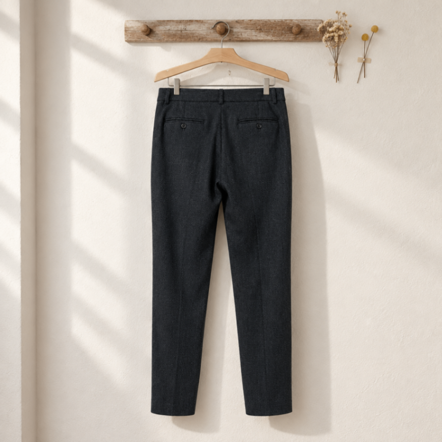 ETRO Hose Schwarz 36 Wolle/Strickstoff