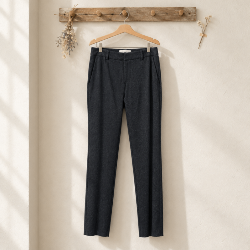 ETRO Hose Schwarz 36 Wolle/Strickstoff