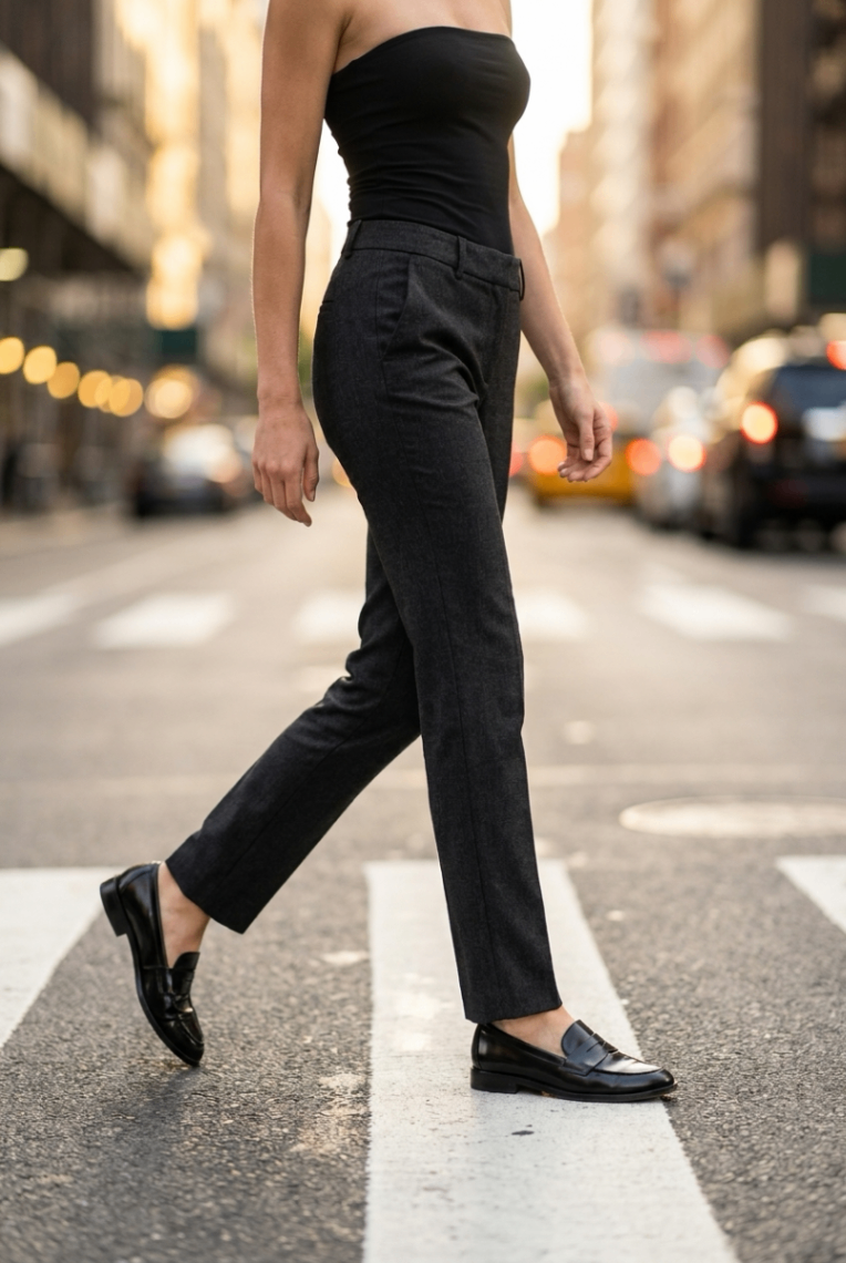 ETRO Hose Schwarz 36 Wolle/Strickstoff