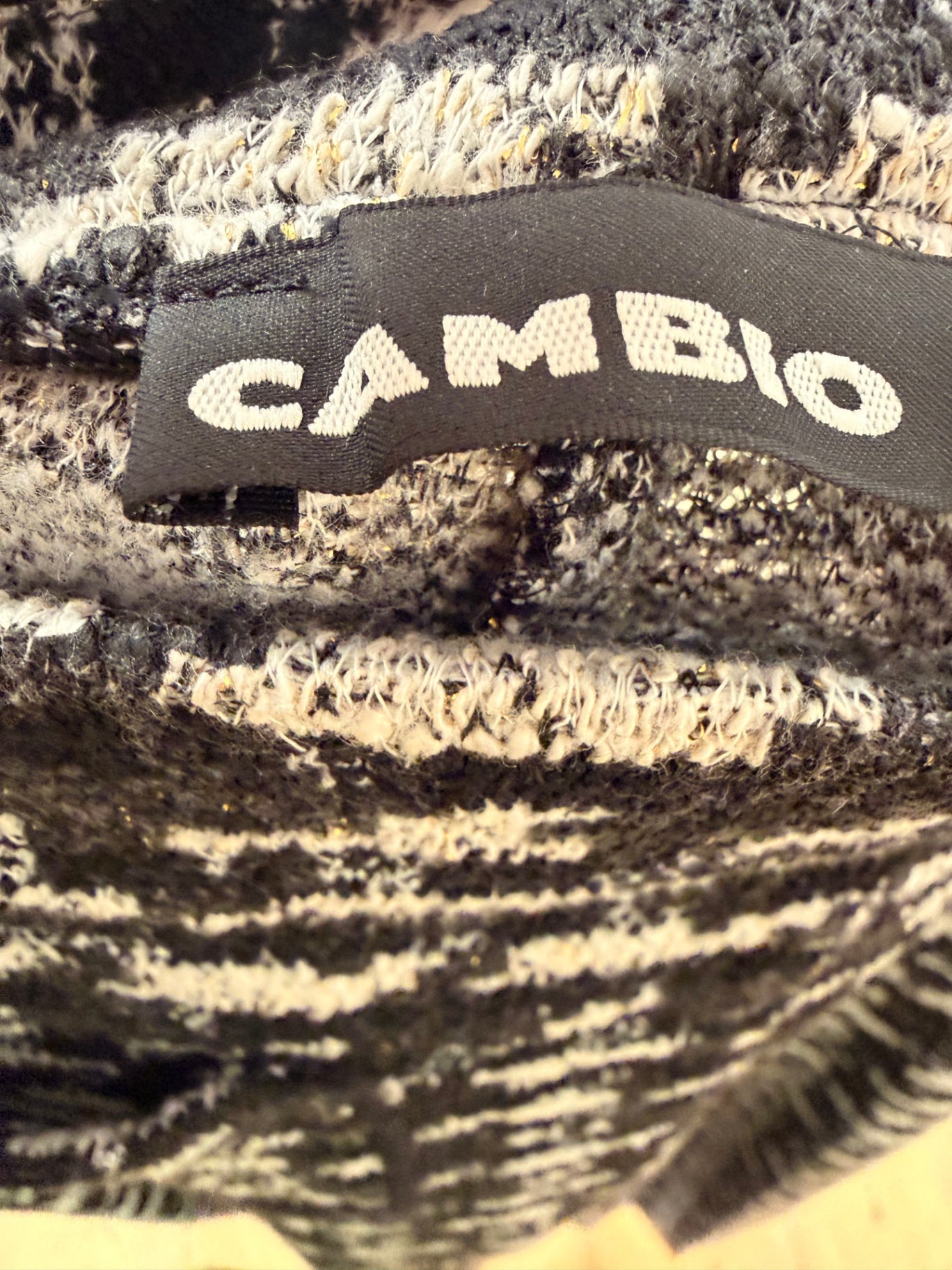 Cambio Hose schwarz/weiß 40