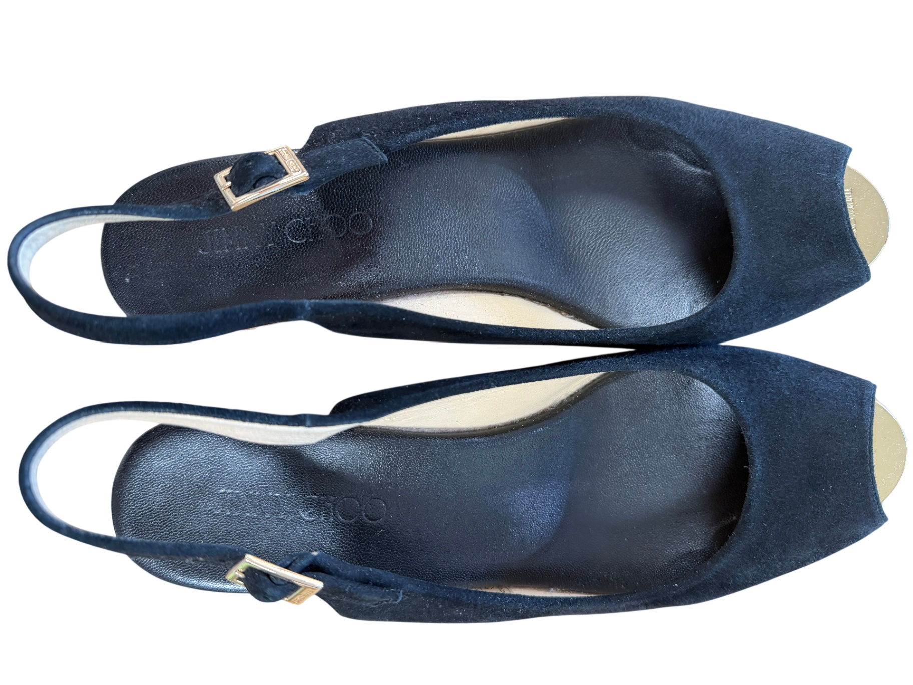 Jimmy Choo Schwarz 41 Rauleder/ Kork