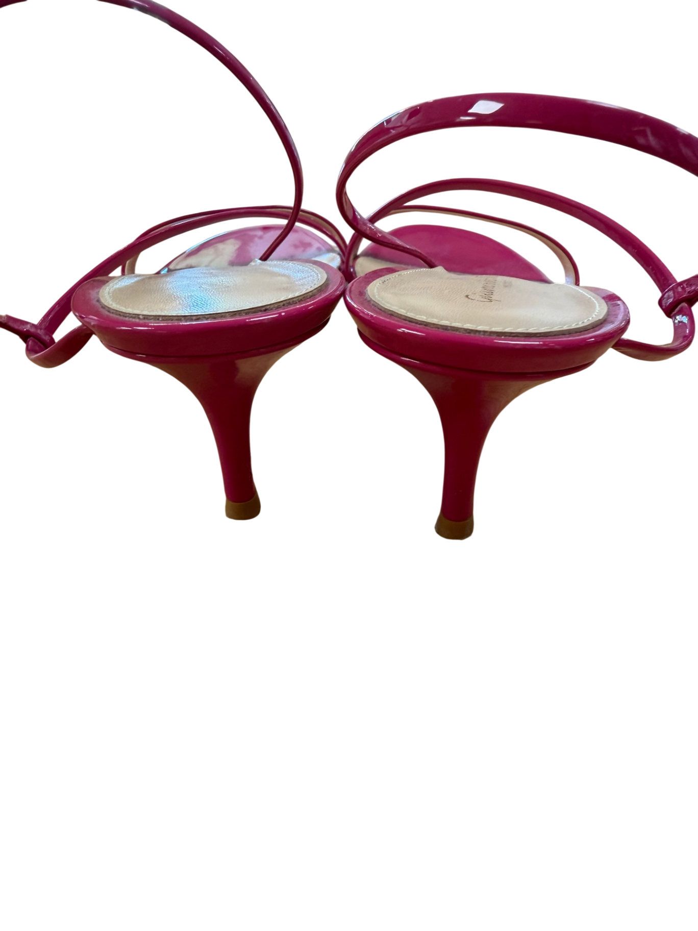 Glanvito Rossi Sandale Pink 41 Leder
