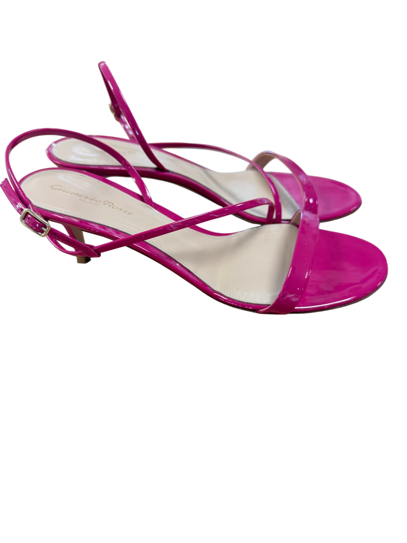 Glanvito Rossi Sandale Pink 41 Leder