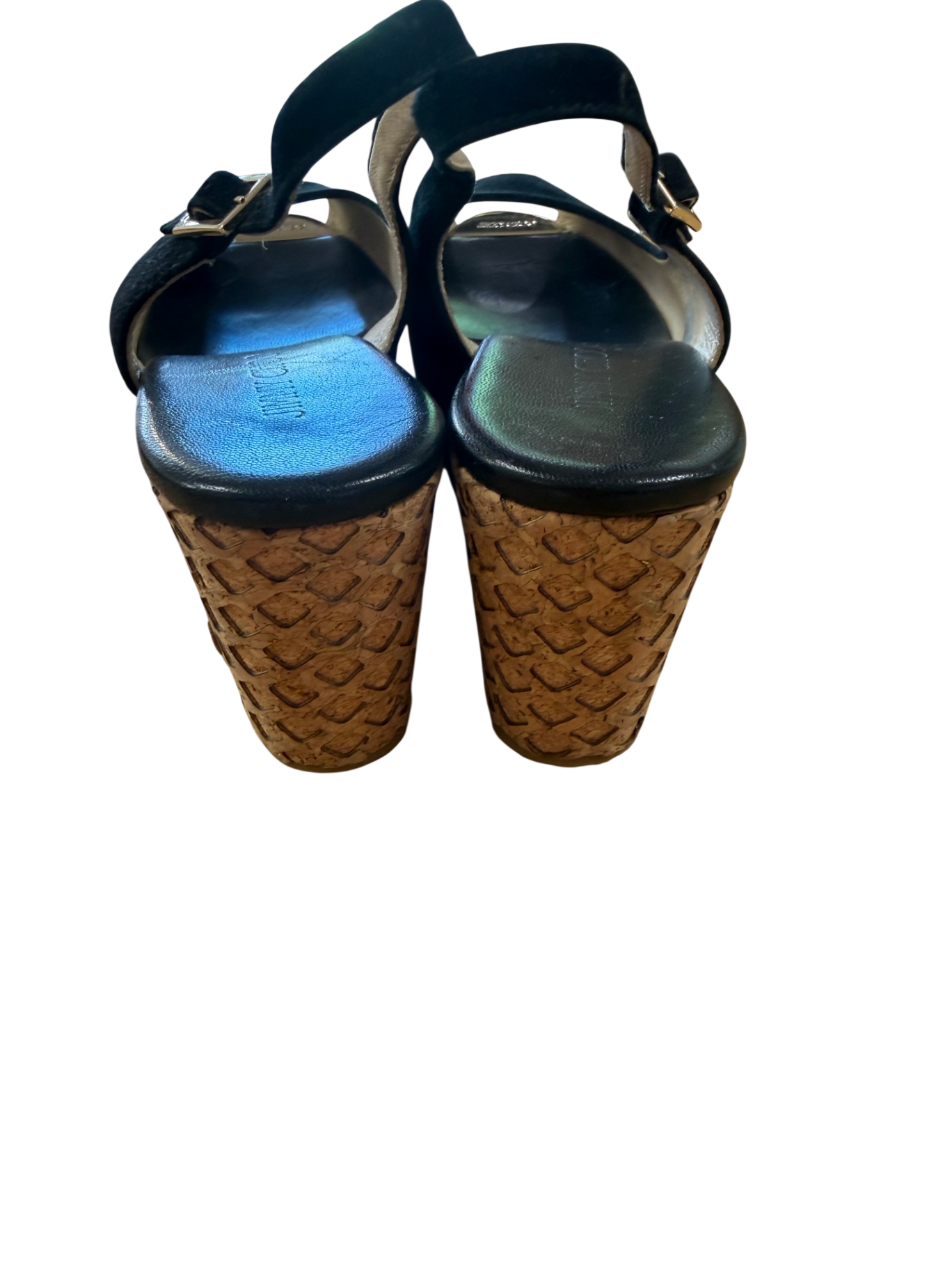 Jimmy Choo Schwarz 41 Rauleder/ Kork