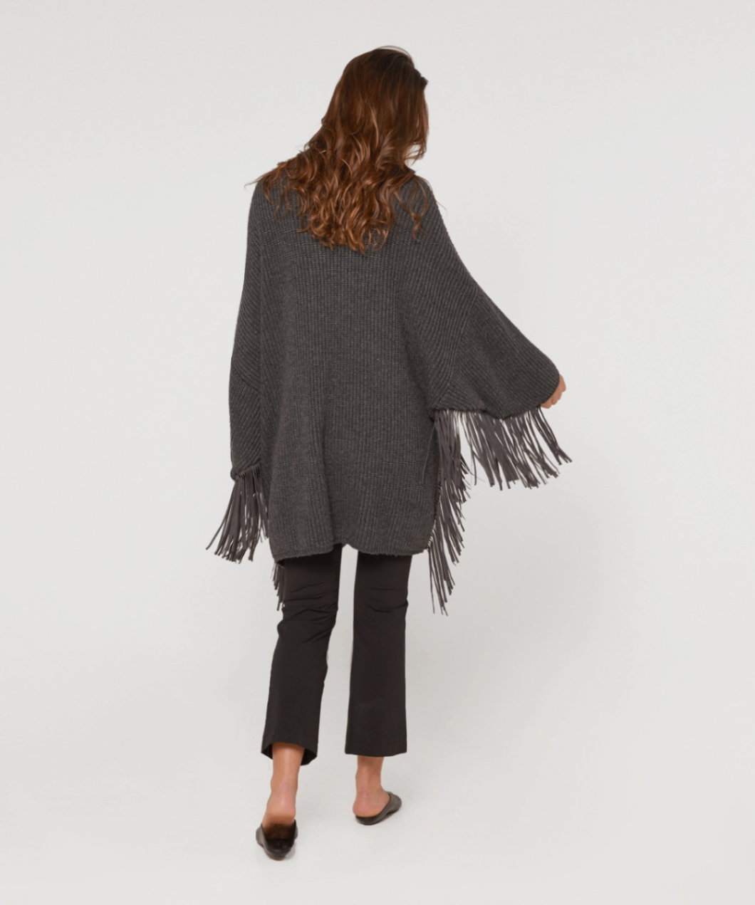 RODIER Dunkelgrau Uni Merino & Mischgewebe