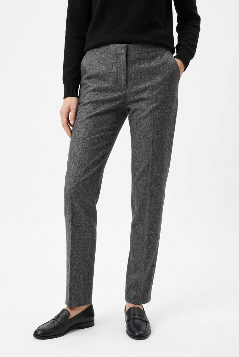 Prada Hose Grau 40 Wolle/ Cashmere/ Elastan