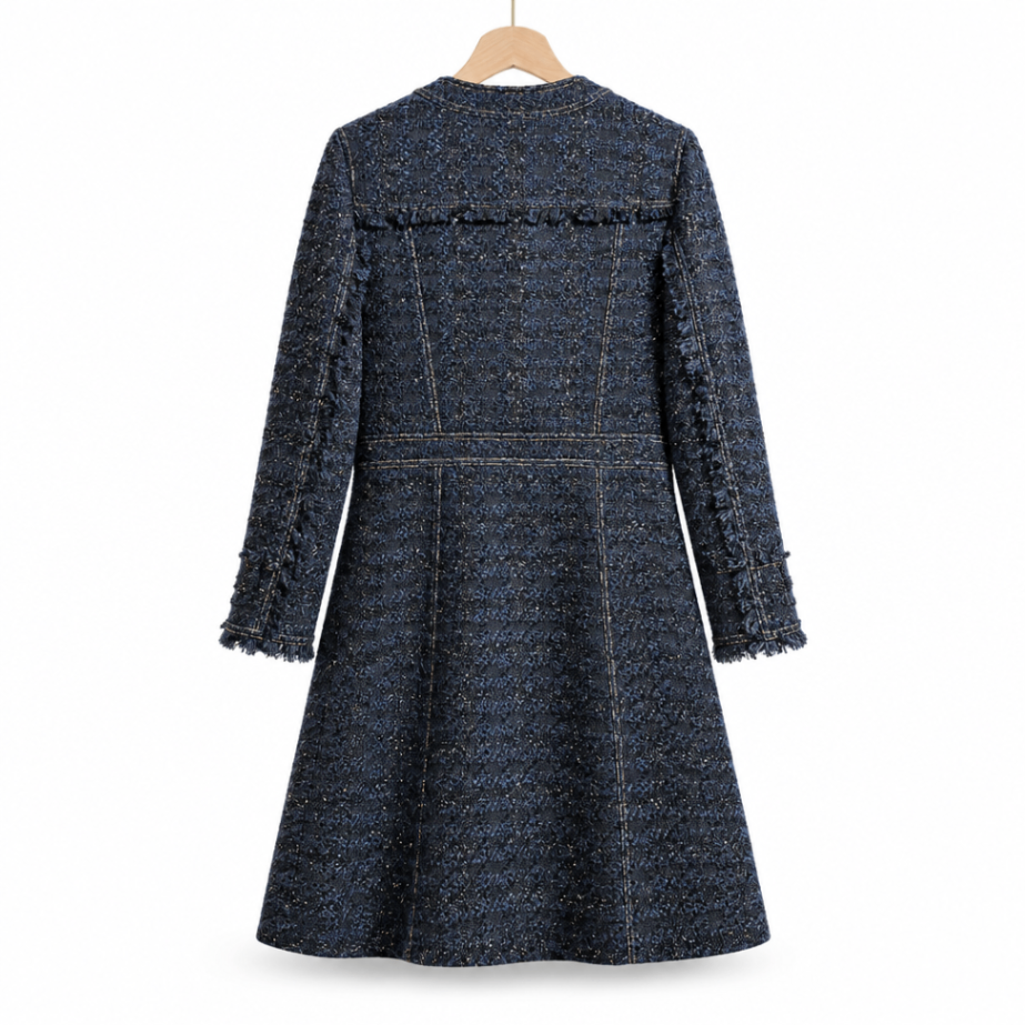 Tory Burch Mantel Schwarz 40 Wolle & Polyester Mischung