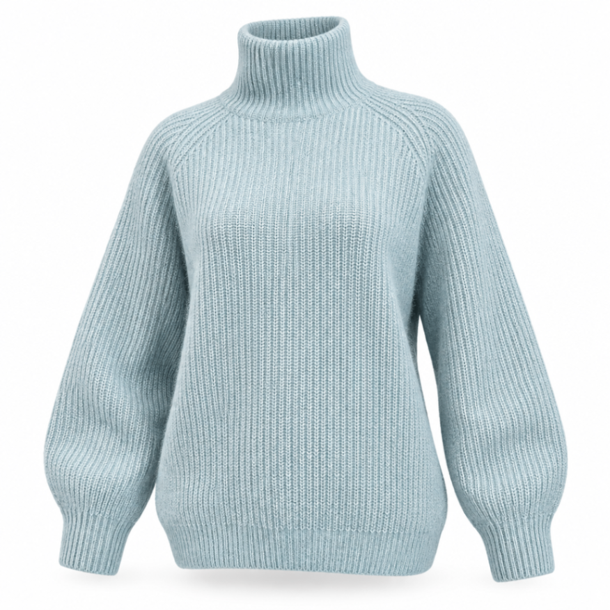 Loro Piana Graublau 40 Rippstrick