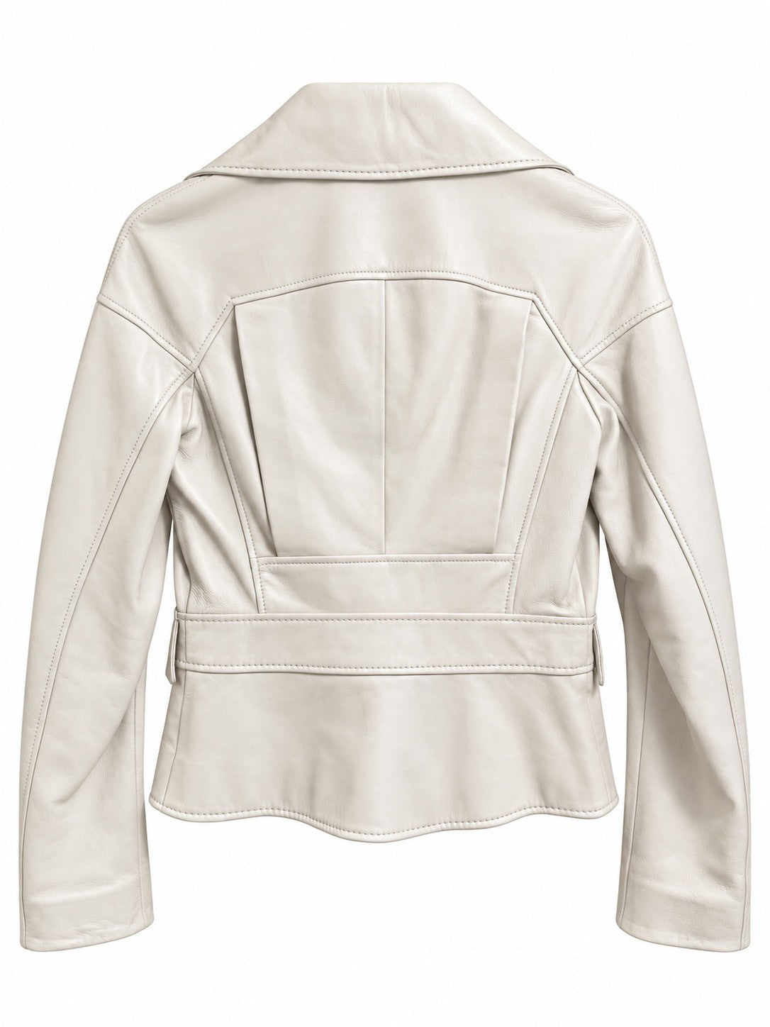 Bally Lederjacke Beige 36 Lammleder