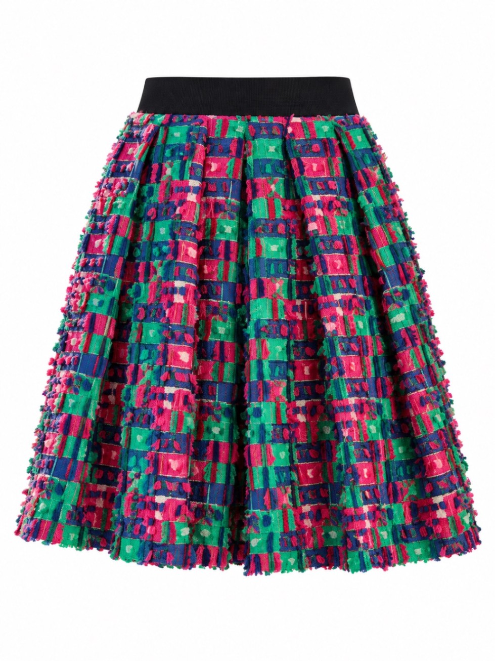 Dolce & Gabbana Bunt (Primärfarbe Rot, Grün, Pink) 36/38 Polyester Seide
