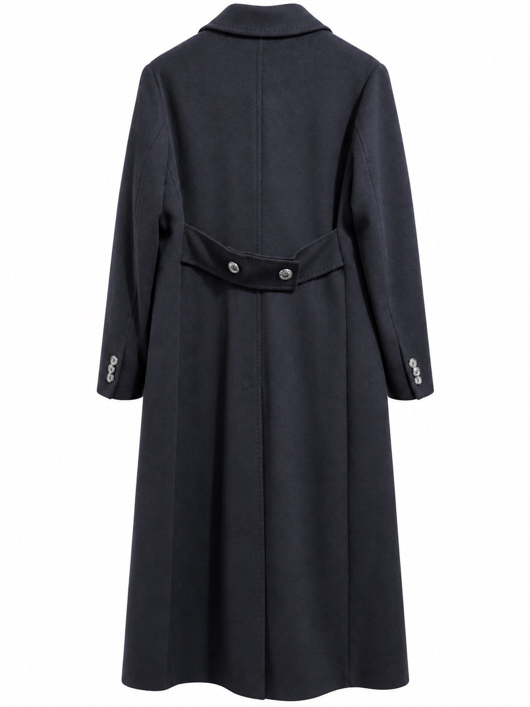 Roberto Cavalli Mantel Schwarz 38 Wolle