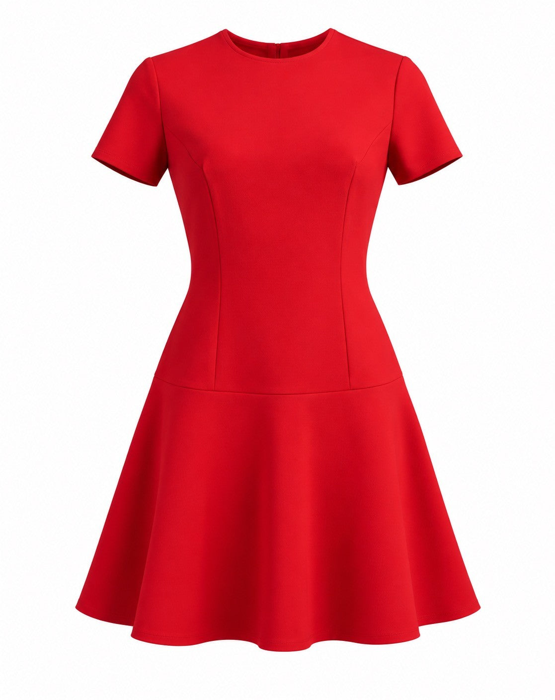 HUGO BOSS Kleid Rot 36 Baumwolle/ Elastan